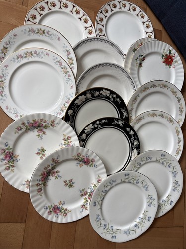 Vintage china dessert plates - plates, x